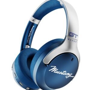 Boult X Mustang Newly Over Ear Bluetooth Headphones with 70H Playtime, 40mm Bass Drivers, Zen™ ENC Mic, Type-C Fast Charging, 4 EQ Modes, Bluetooth 5.4 Option, Wireless Headphones